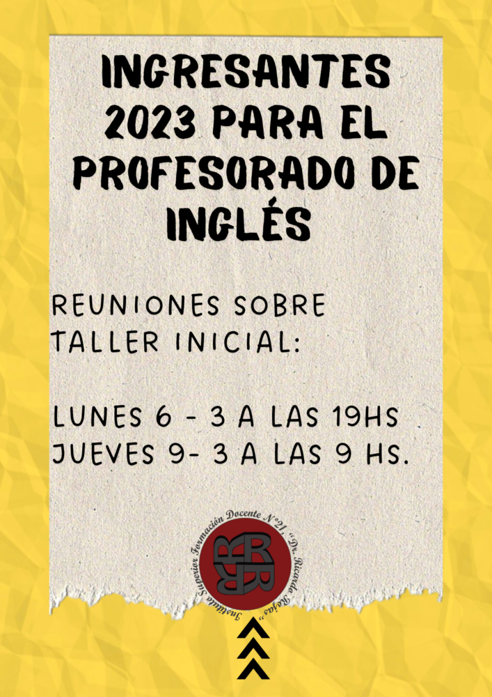 INSCRIPCIONES PARA EL CICLO LECTIVO 2023 – INSTITUTO SUPERIOR DE ...